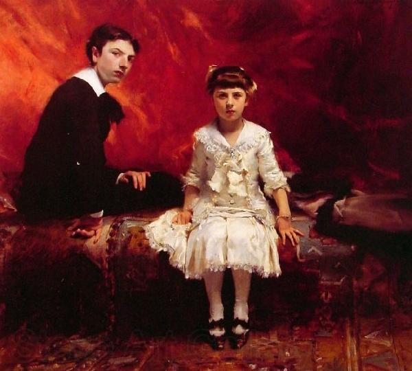 John Singer Sargent Portrait of edouard and Marie-Louise Pailleron, edouard Pailleron children